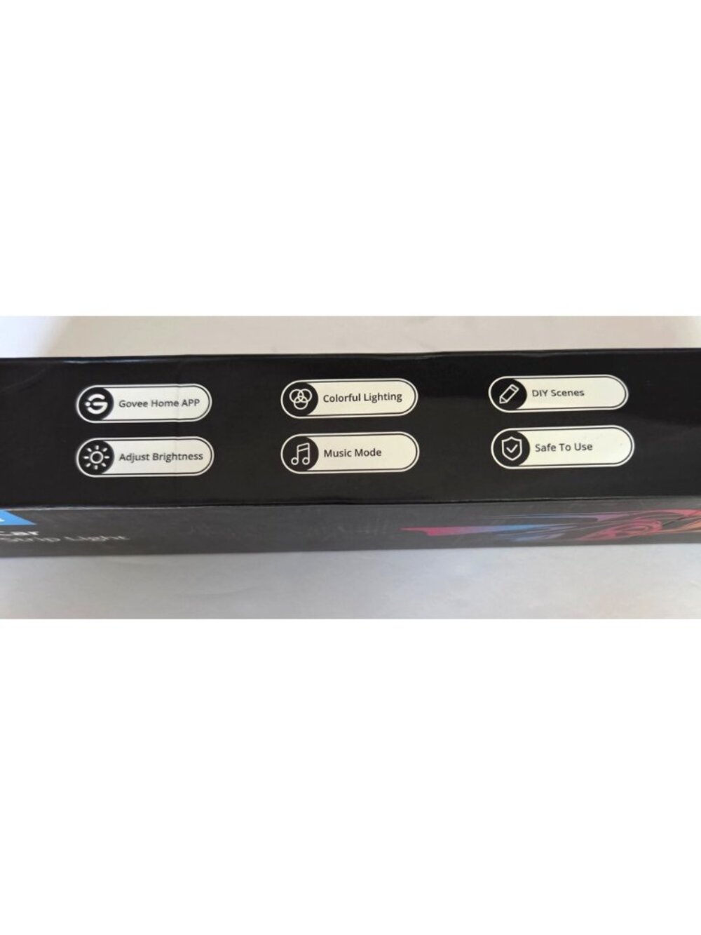 Govee RGB Car LED 4 Pc Strip Interior Lighting Kit Remote Control Multi-Color - Picture 7 of 7